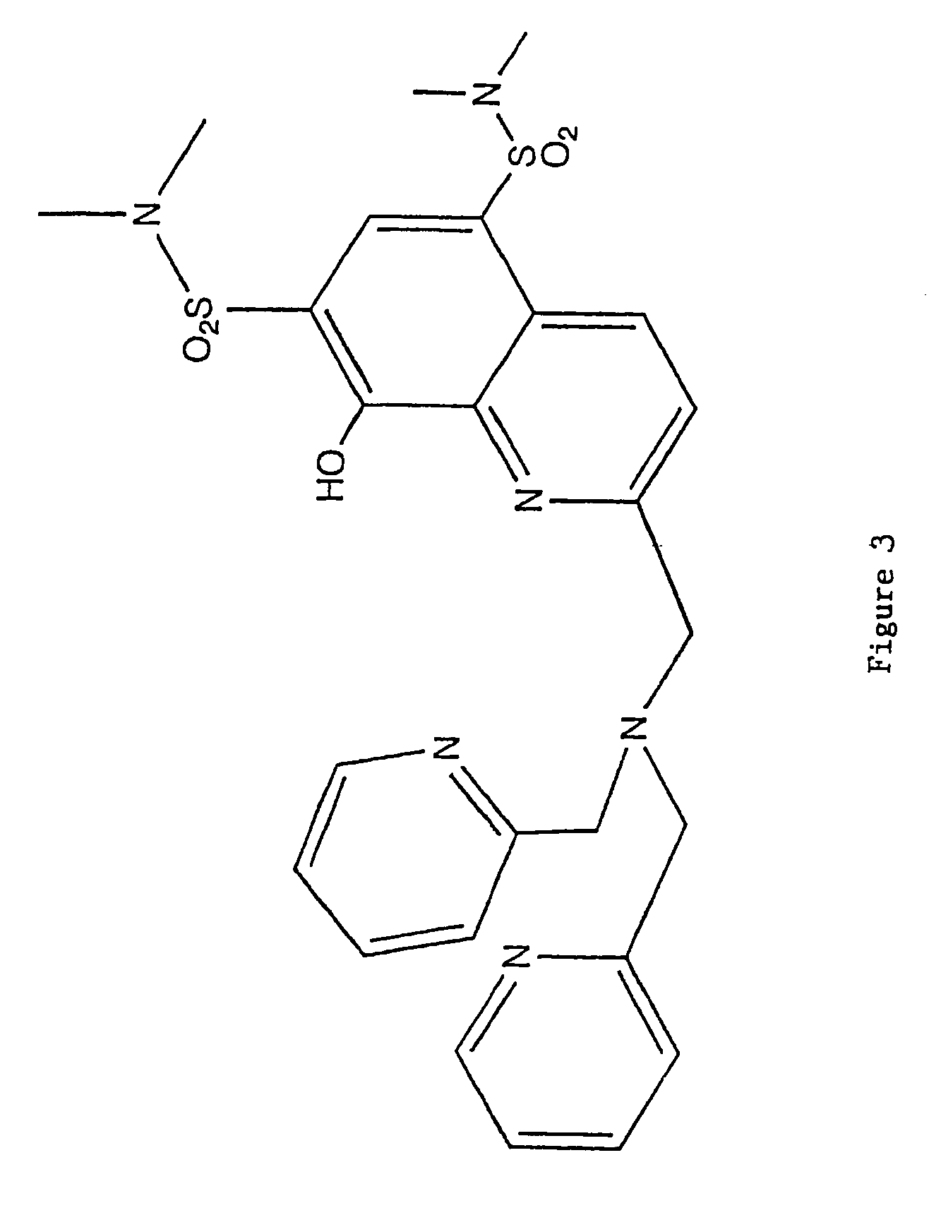 8-hydroxyquinoline tripodal metal ion probes