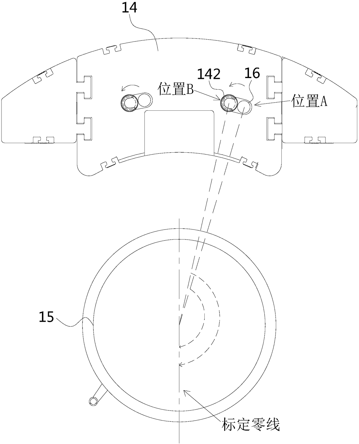 Automatic mounting and demounting method and device of counterweight of engineering machine and engineering machine