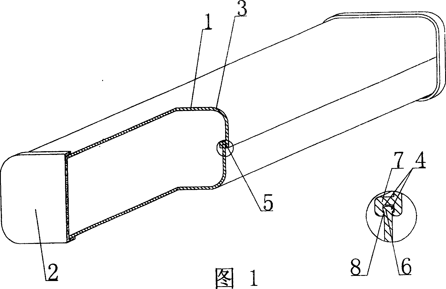 Plastic thin wall pipe