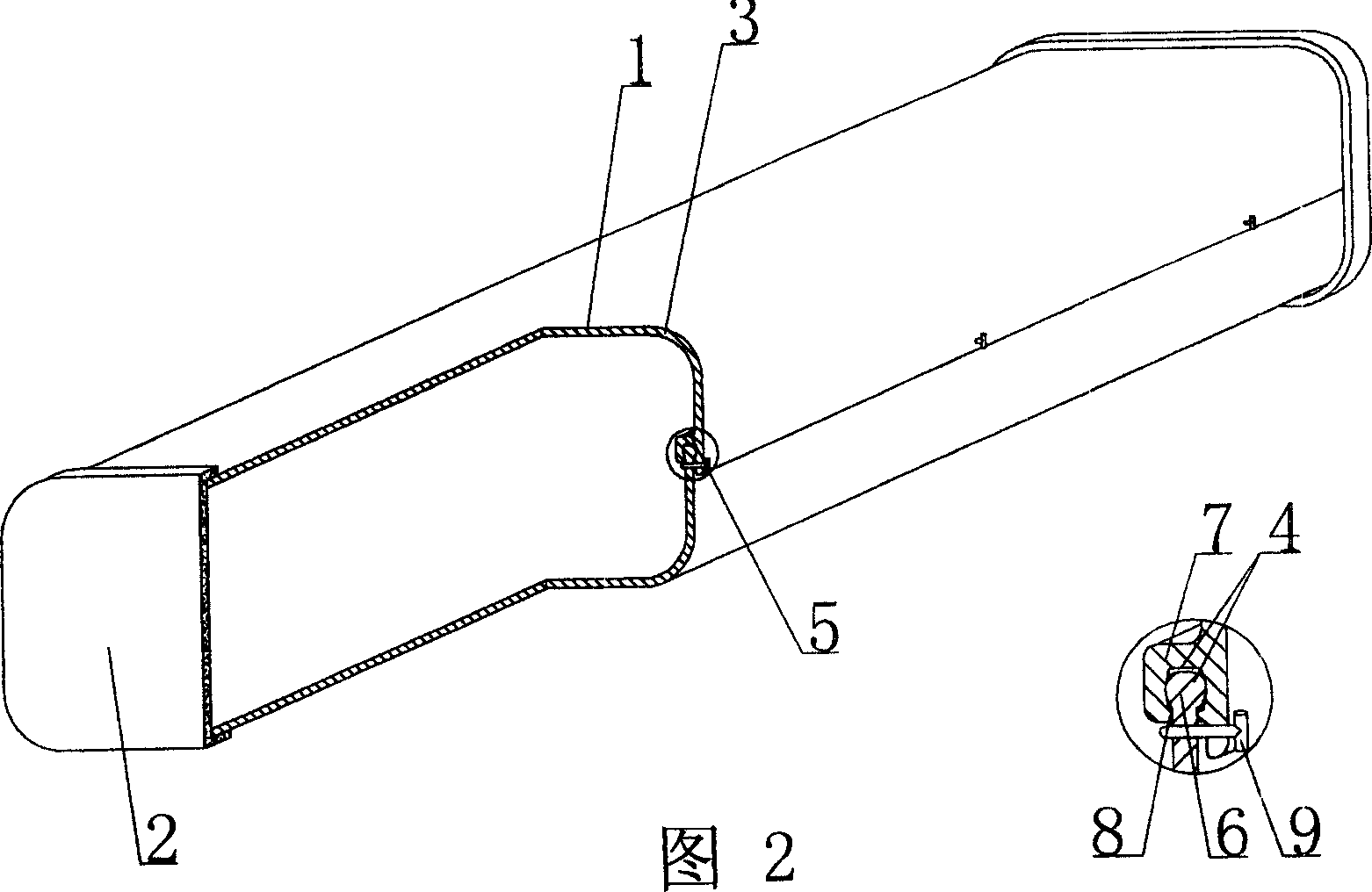 Plastic thin wall pipe