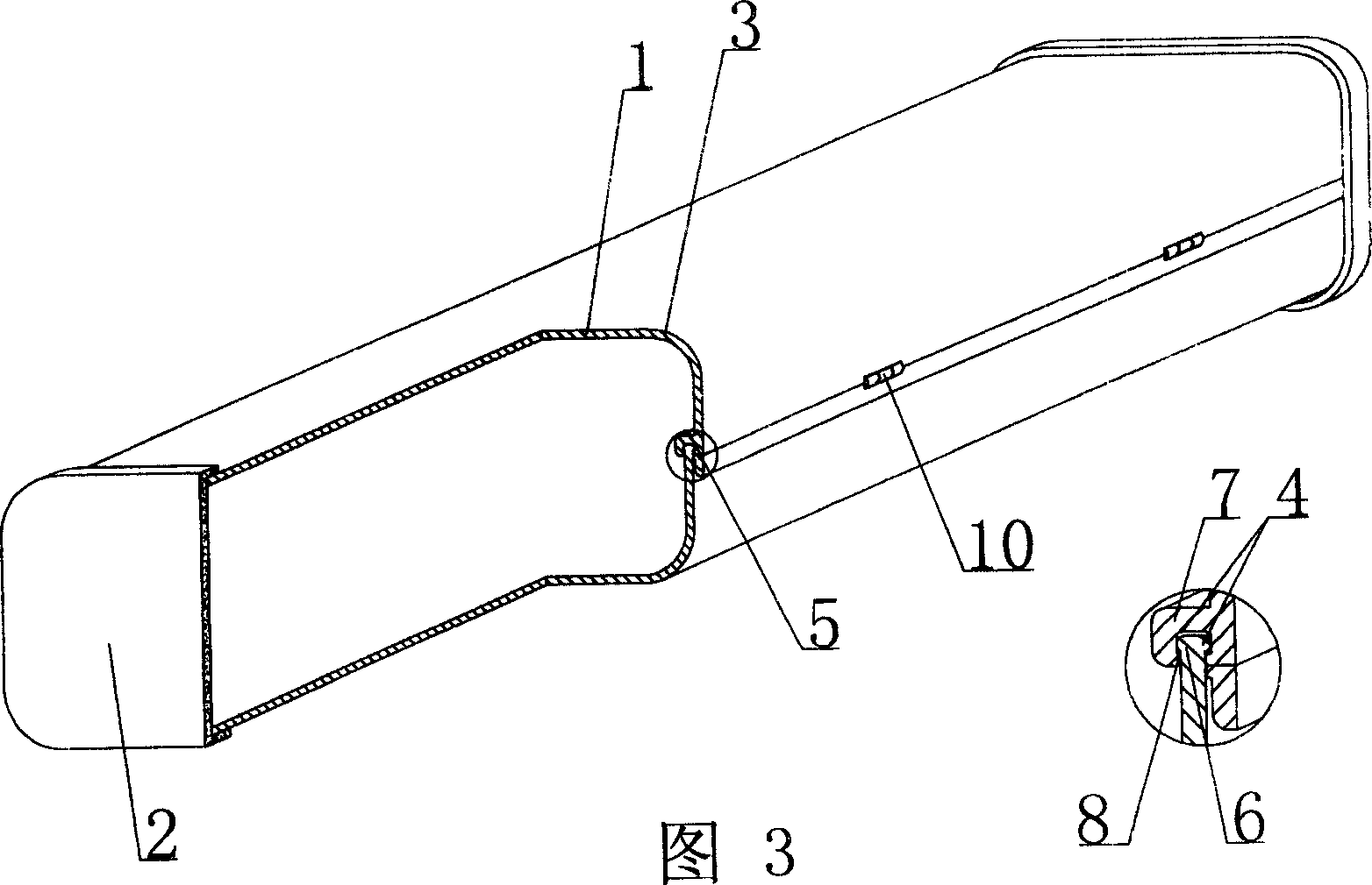 Plastic thin wall pipe