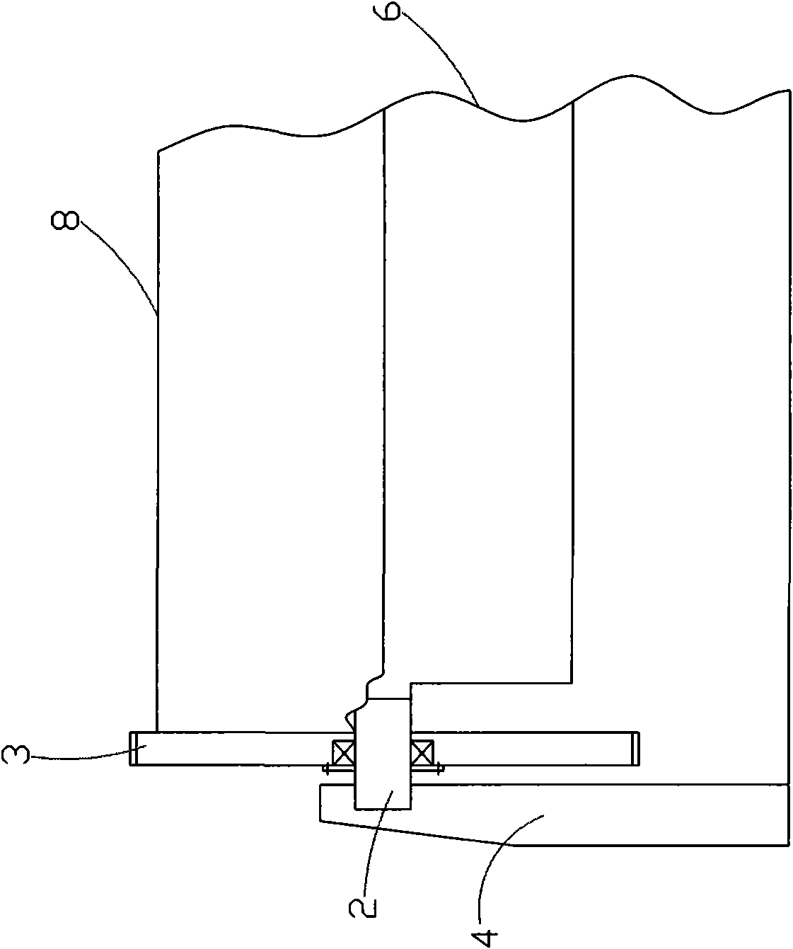 Adjustment and protection device for solar energy heat collector