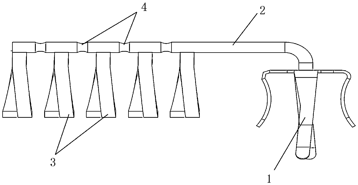 Incus prosthesis with adjustable length