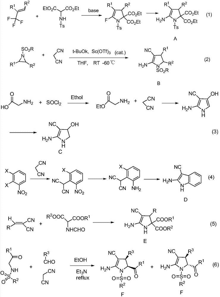 Synthesis method of penta-substituted 2-amino-2-pyrroline derivative