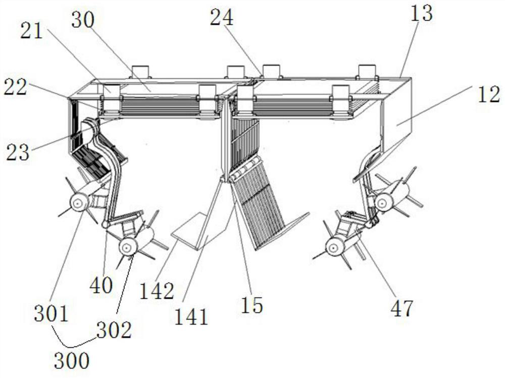 Built-in missile cabin mechanism containing soft oil tank and stealth aircraft with built-in missile cabin mechanism