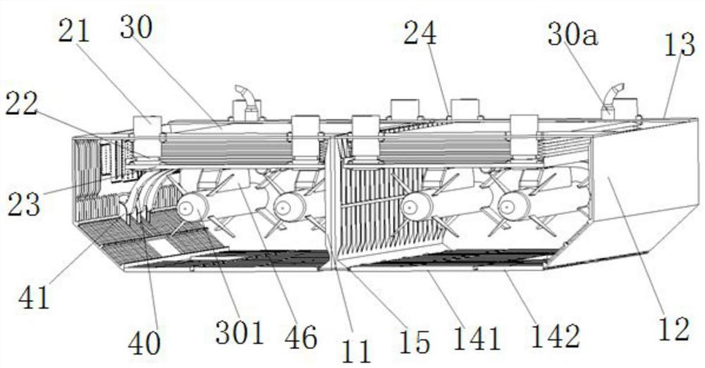 Built-in missile cabin mechanism containing soft oil tank and stealth aircraft with built-in missile cabin mechanism