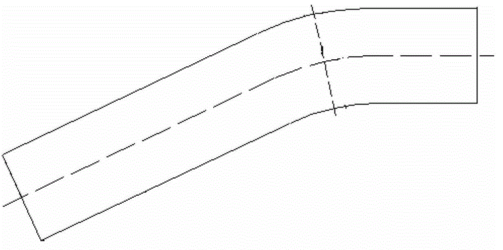 Simple bending method of large-diameter thin-walled aluminum tube
