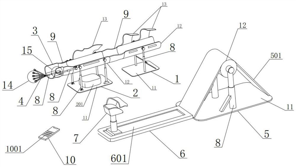 Limb fixing device capable of being intelligently controlled and freely adjusted