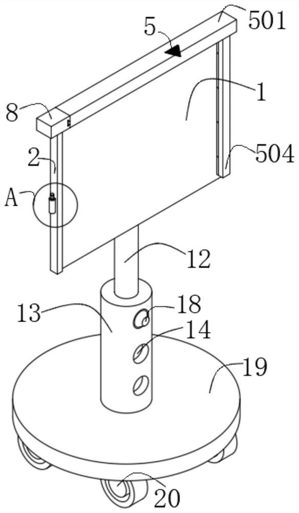 Project enterprise economic contribution degree analysis device and use method thereof