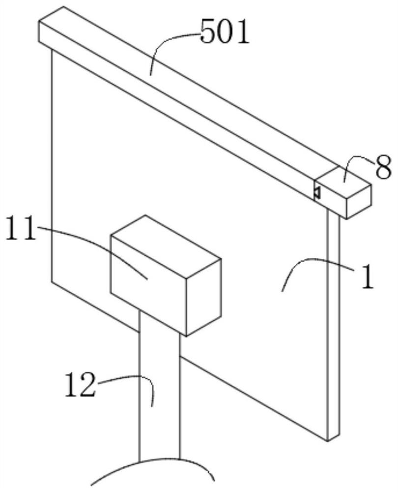 Project enterprise economic contribution degree analysis device and use method thereof