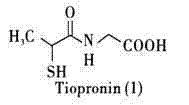 Method for preparing tiopronin
