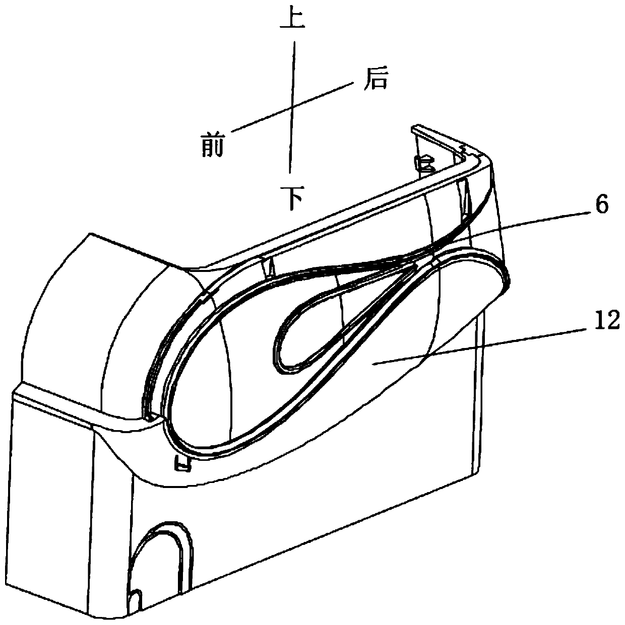 Assembly structure of decorative plate assembly and end cover, decorative plate assembly and air conditioner