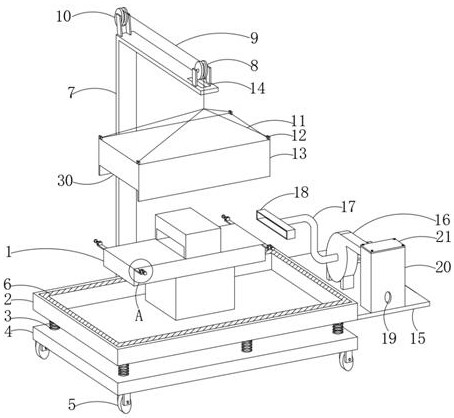 Convenient-to-transport packaging mechanism for electronic product production and use method thereof