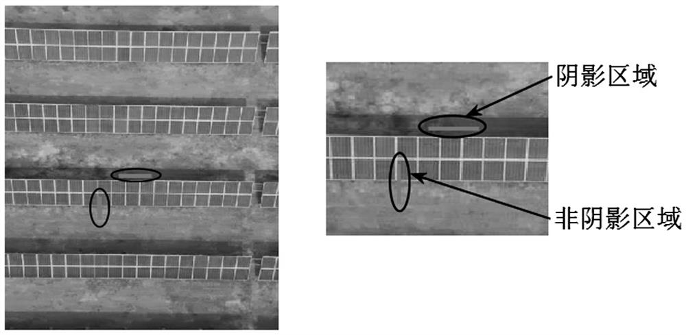 Shadow removal algorithm for aerial images of photovoltaic array unmanned aerial vehicle
