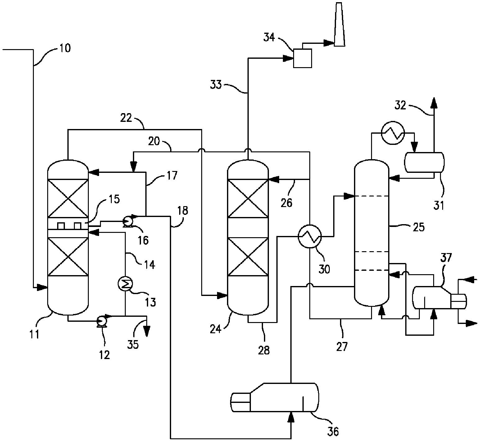 Sulfur recovery plant tail gas treatment process