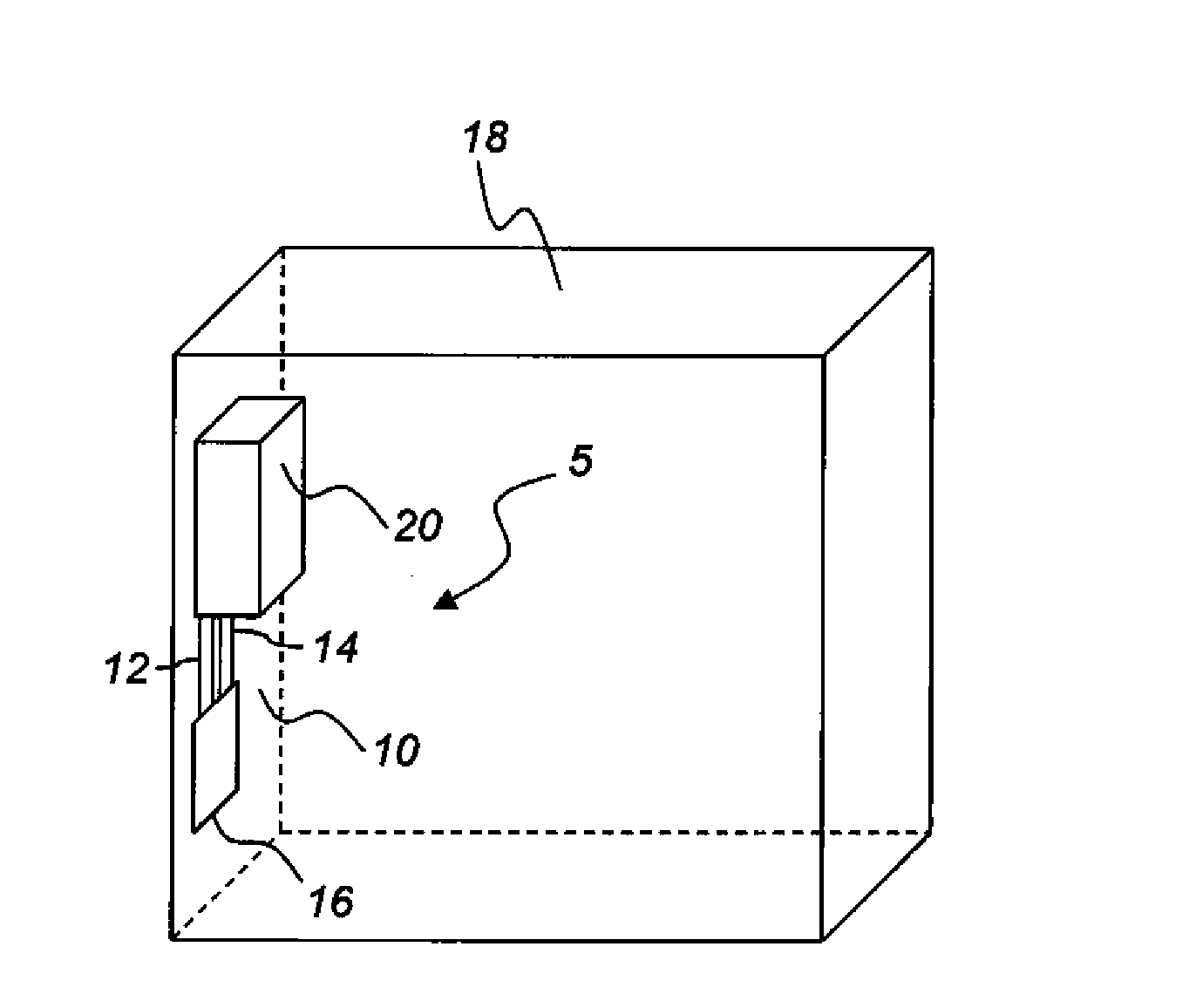 Electronic storage system with environmentally-alterable conductor