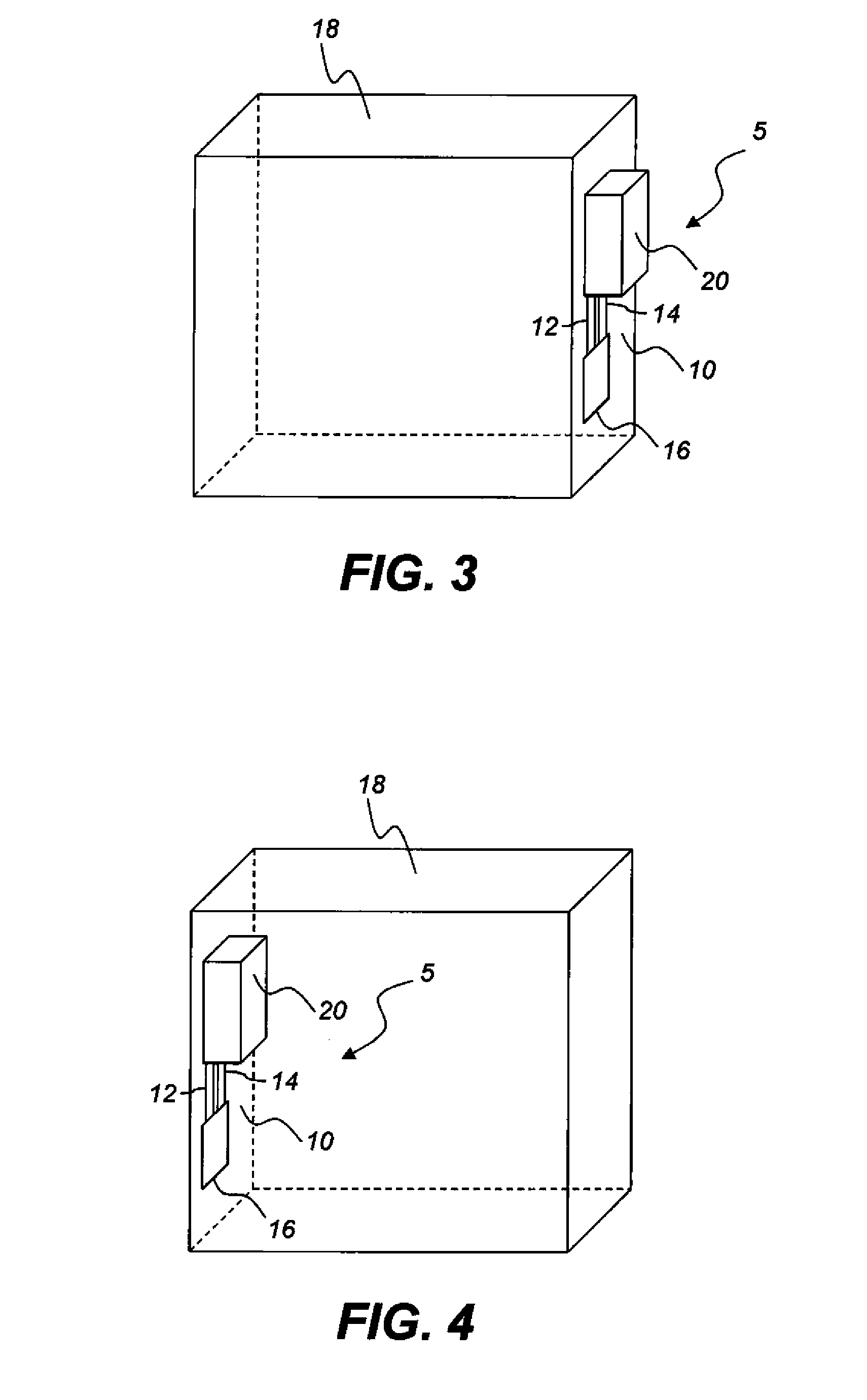 Electronic storage system with environmentally-alterable conductor