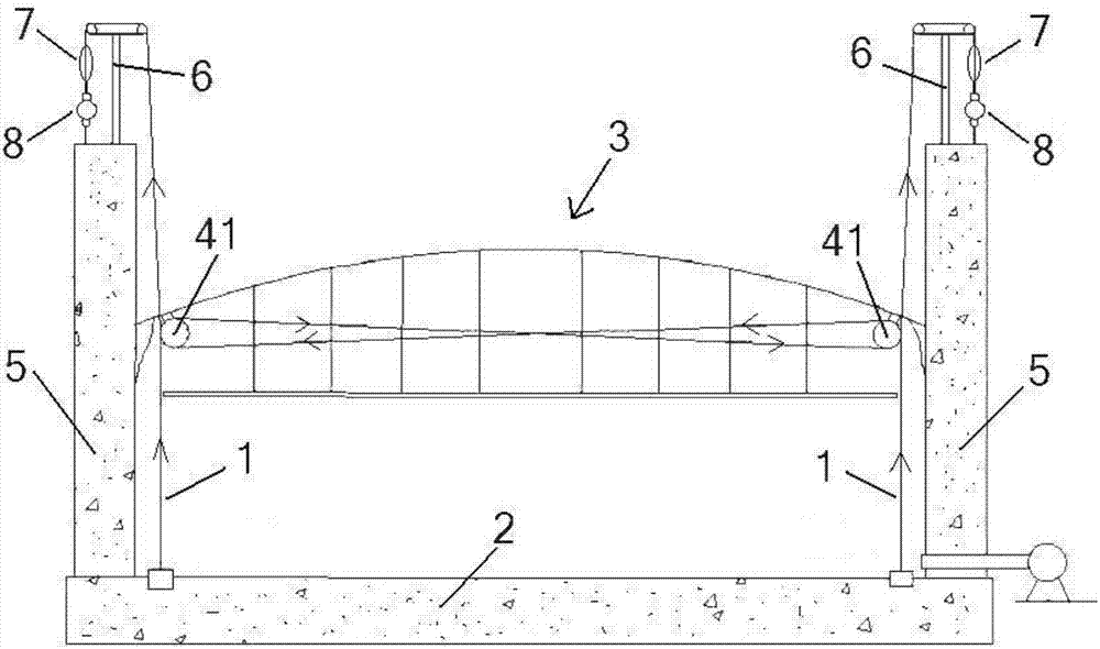 Method for adjusting tension of balance steel wire ropes of LNG storage tank dome