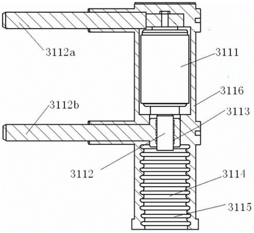 Solid insulation switch cabinet with insulation bus system and vacuum circuit breaker handcart