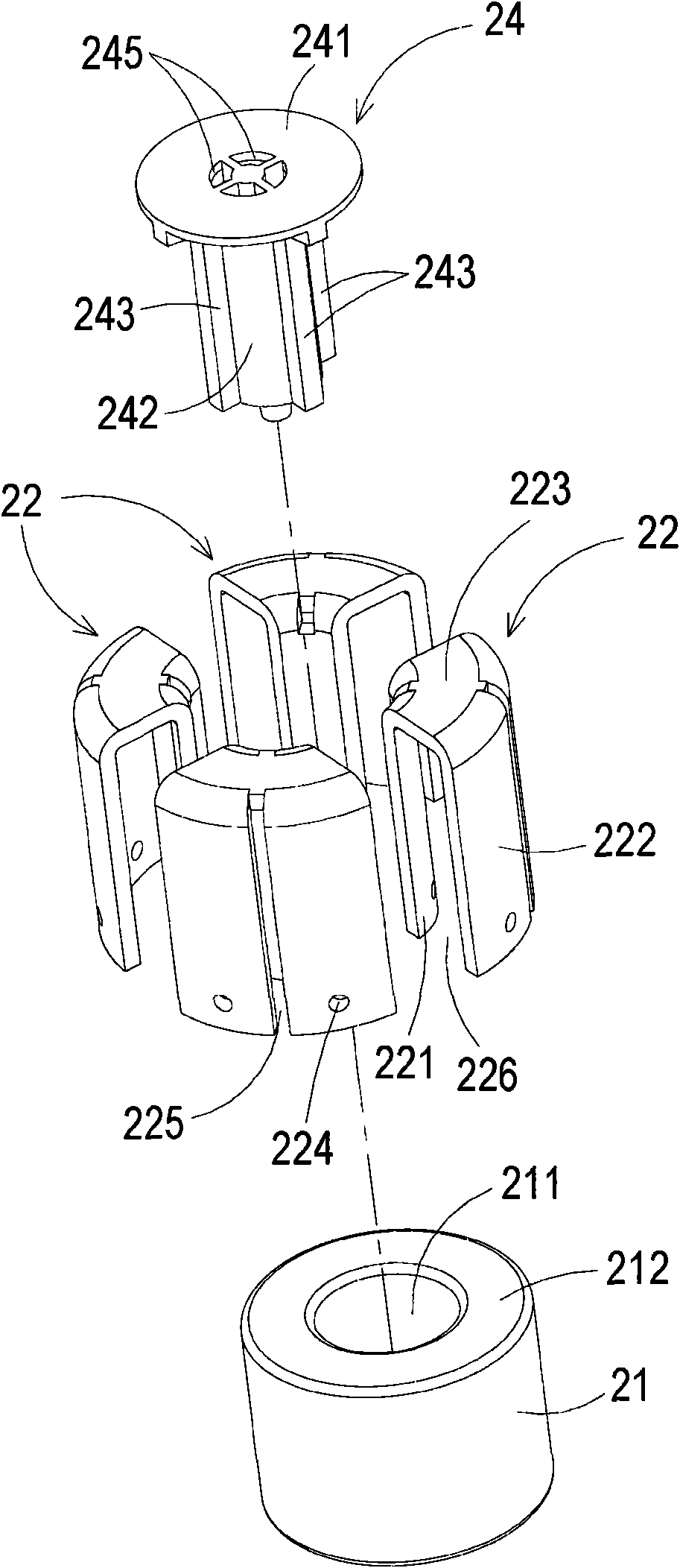 Magnetic assembly and assembling method thereof