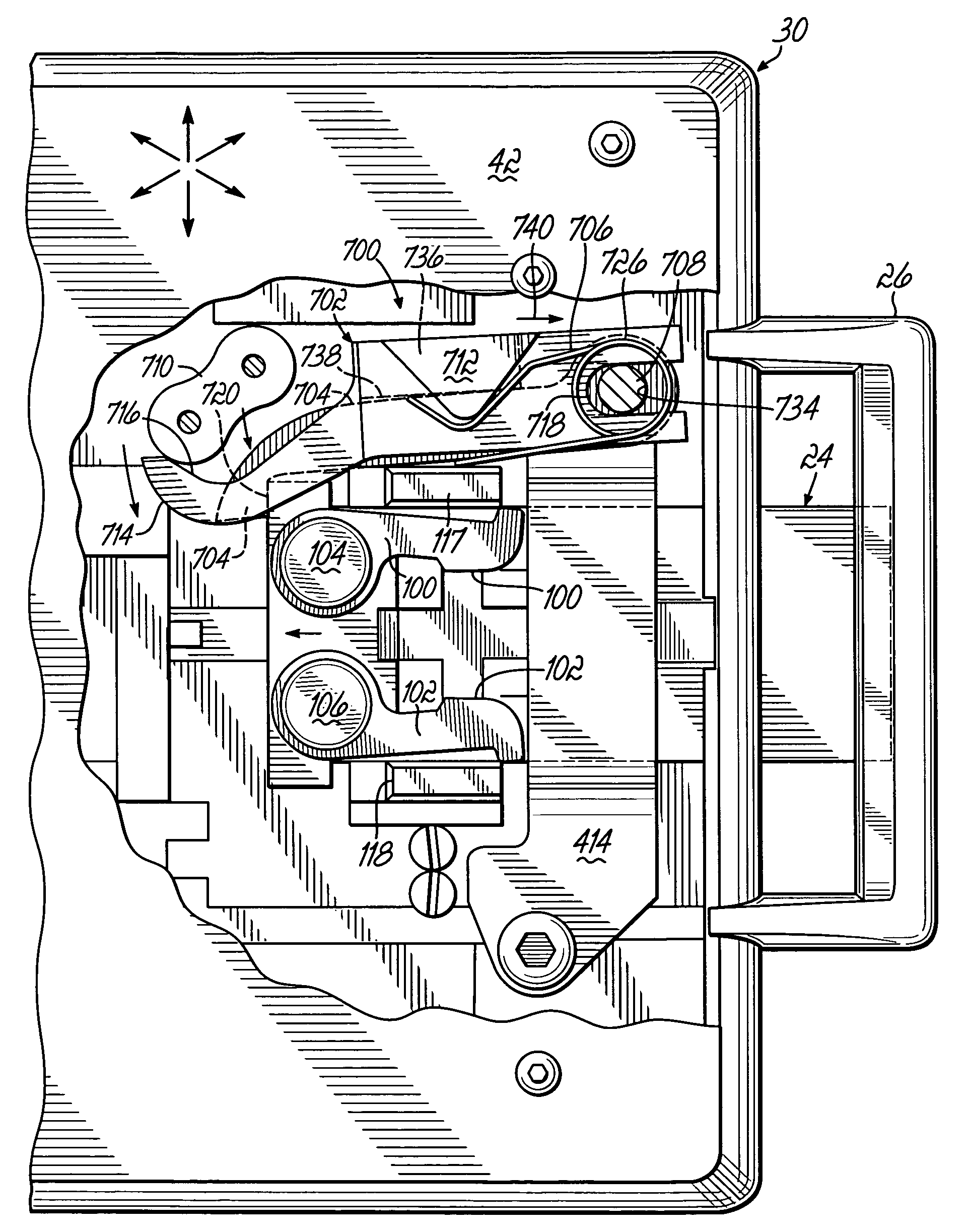 Dead bolt lock system having multiple security features