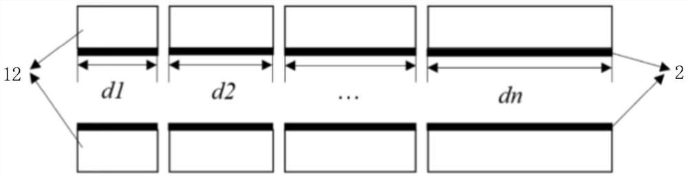 Array detection device and evaluation system for ammunition explosion shock wave