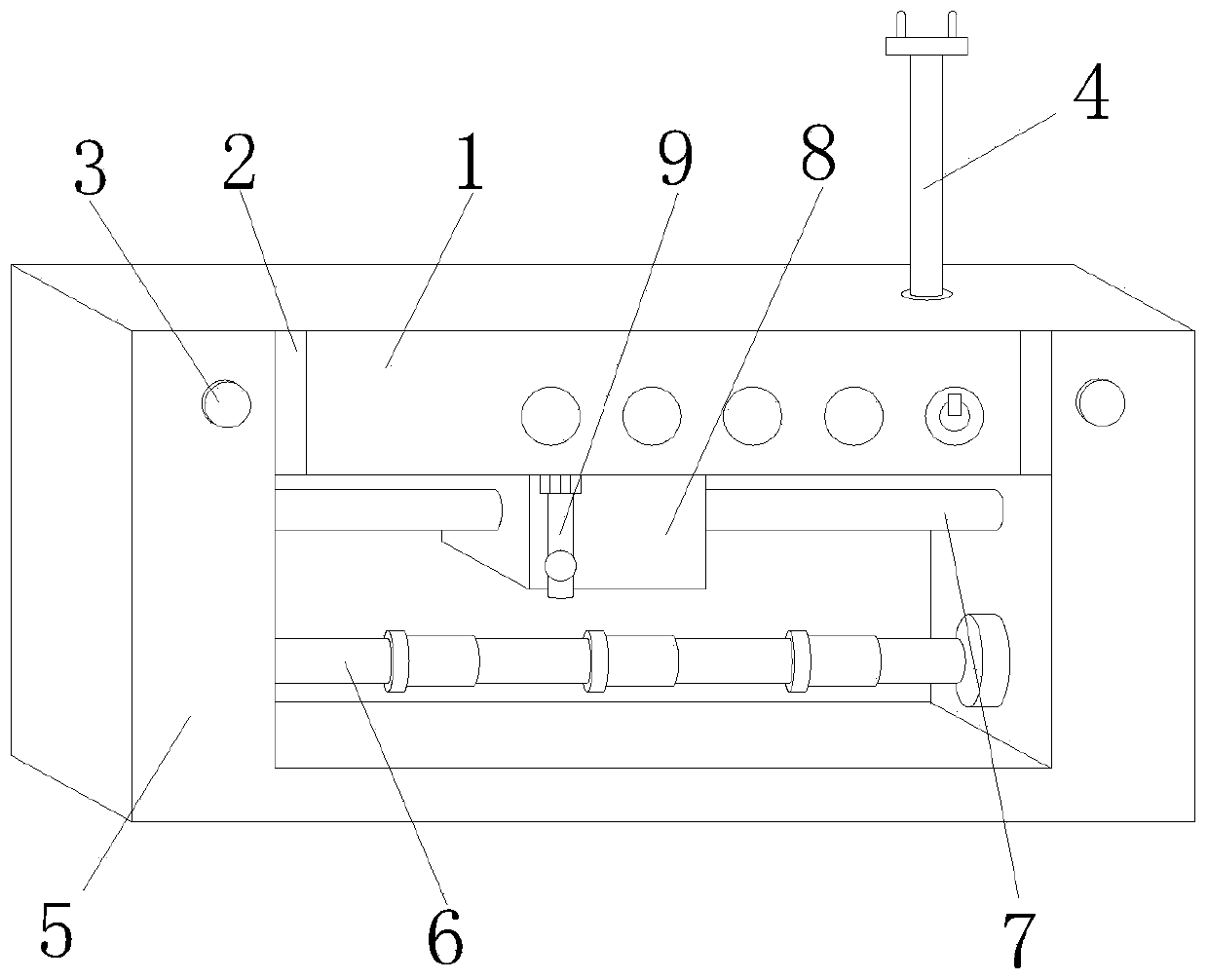 Automatic self-adhesive label cutting device