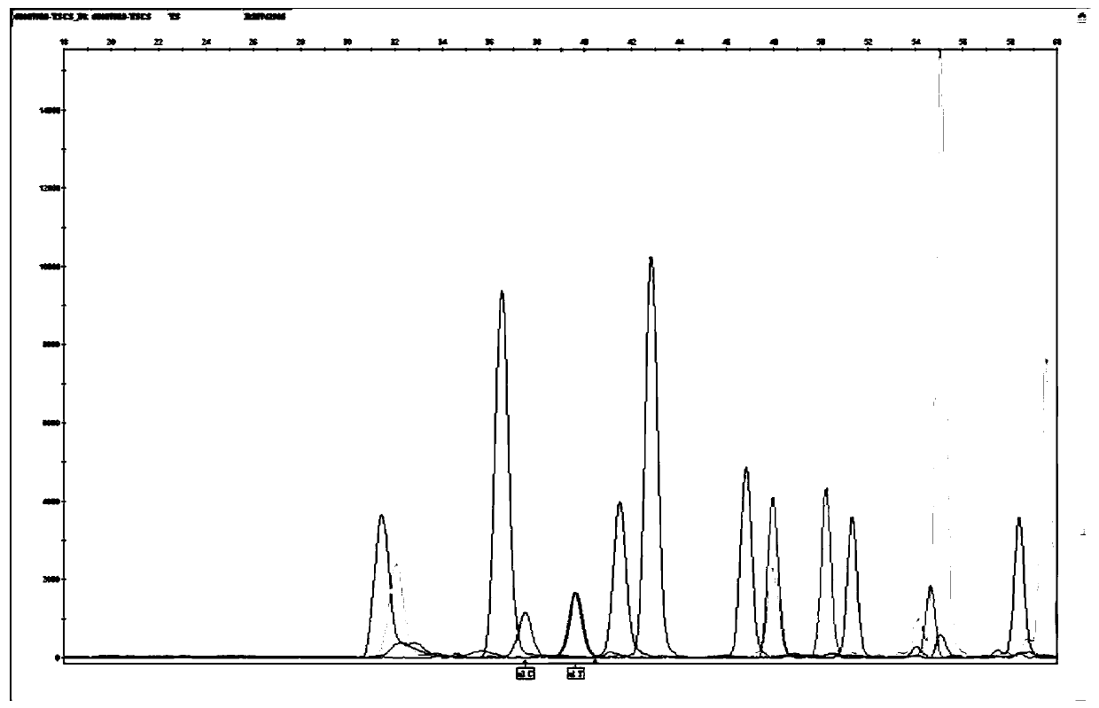 Test kit for detecting folic acid metabolic pathway related genes