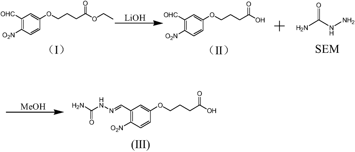 Preparation method and application of nitrofurazone metabolite sem derivatized hapten and artificial antigen
