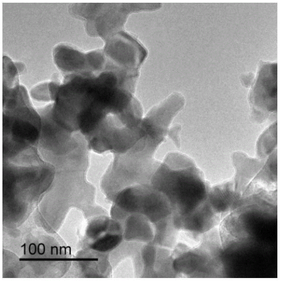 Method for preparing cobalt-molybdenum phosphide nano material of hexagonal phase structure