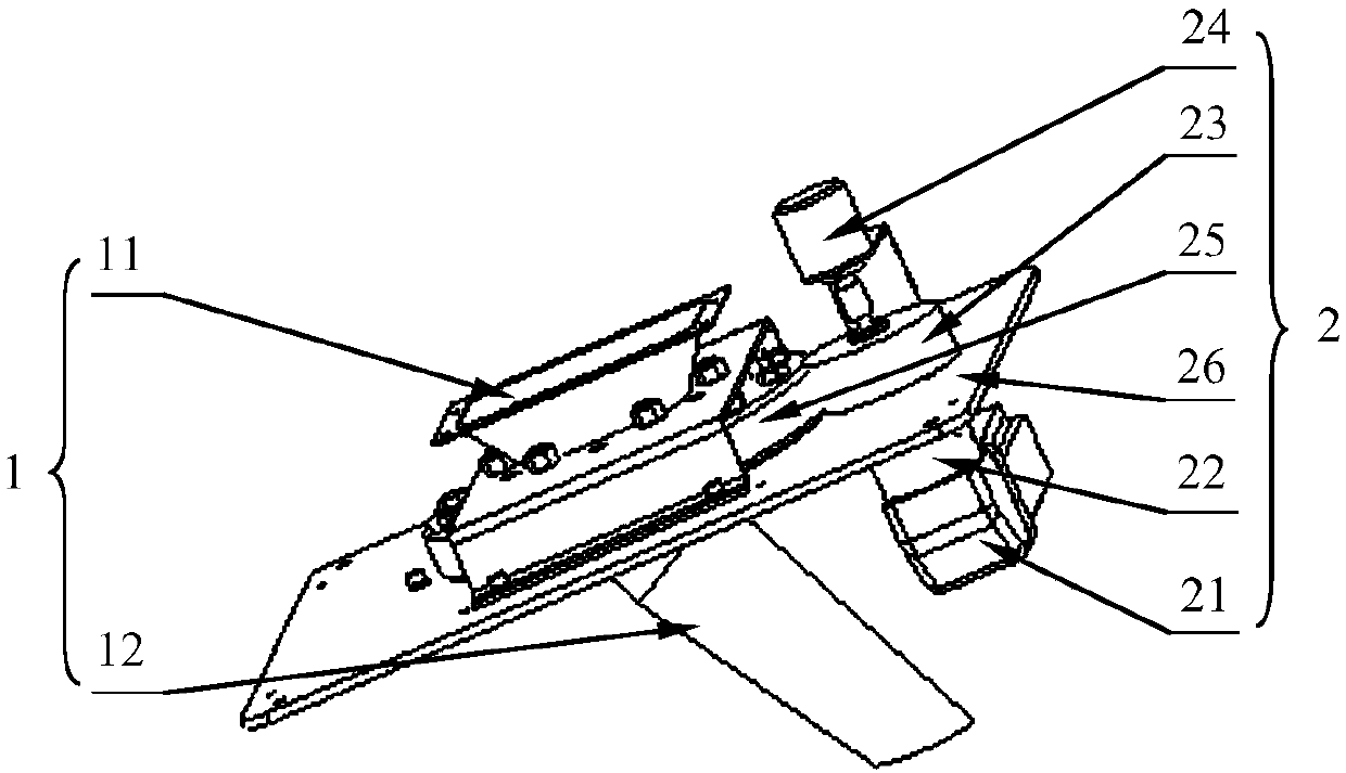 Rotary chute type division device and coal sample preparation device