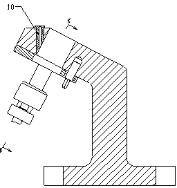 Clamp for drilling of plunger bushing of internal combustion engine