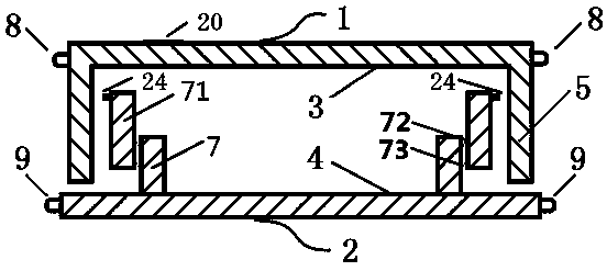 Extrusion-type easily-marked easily-pressed hand-held fan-shaped counting surface sampling culture dish