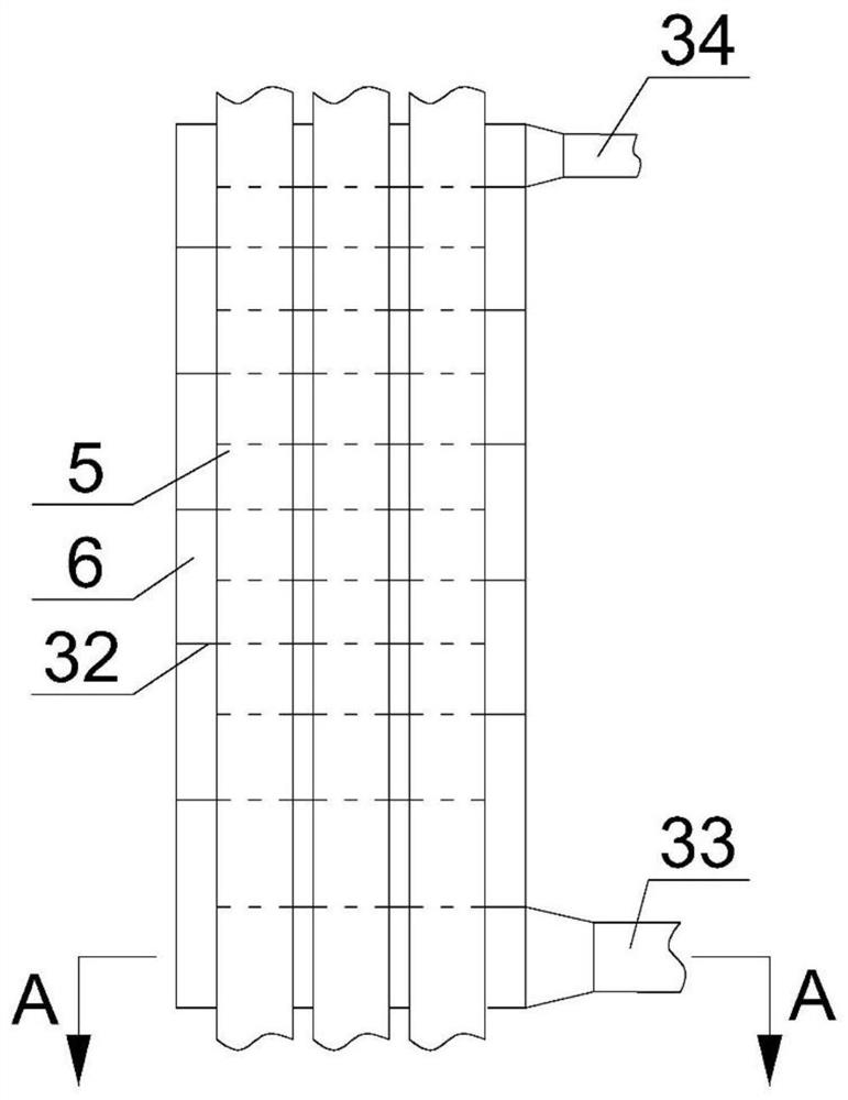 A continuous biomass pyrolysis gasification device and method