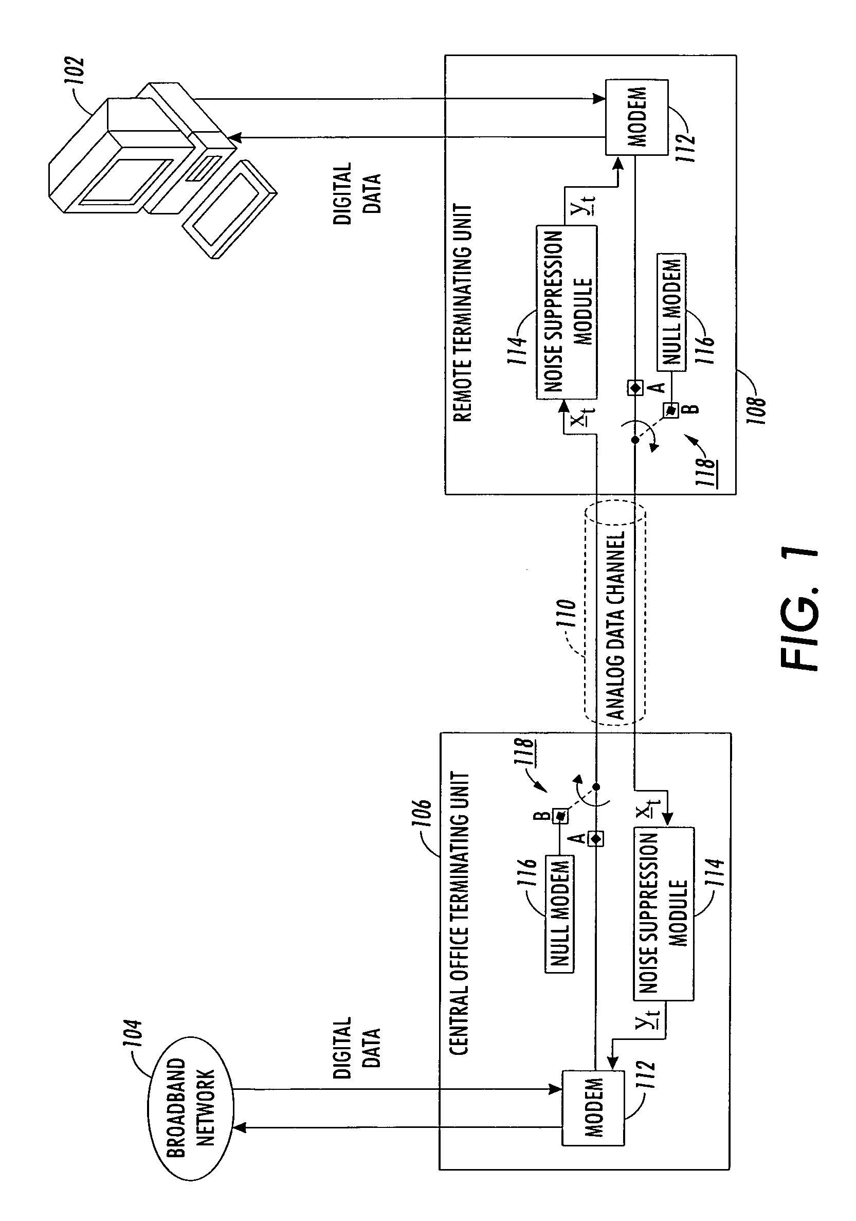 Method and apparatus for reducing impulse noise in a signal processing system