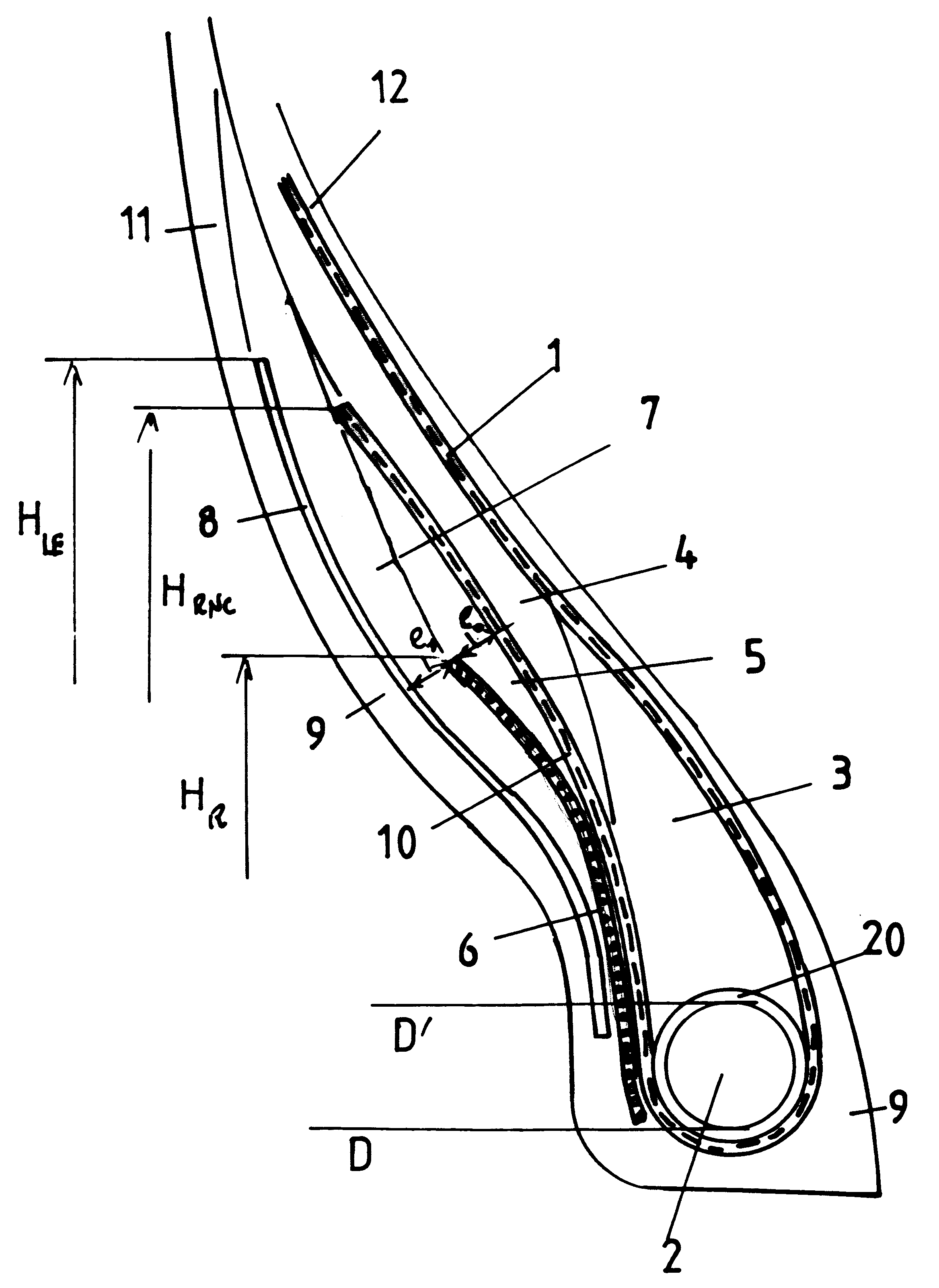 Reinforced bead for a radial tire