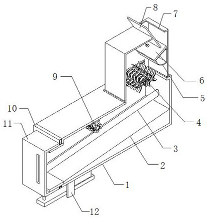 Extrusion device used for producing wood-plastic floor and capable of conveniently replacing die head