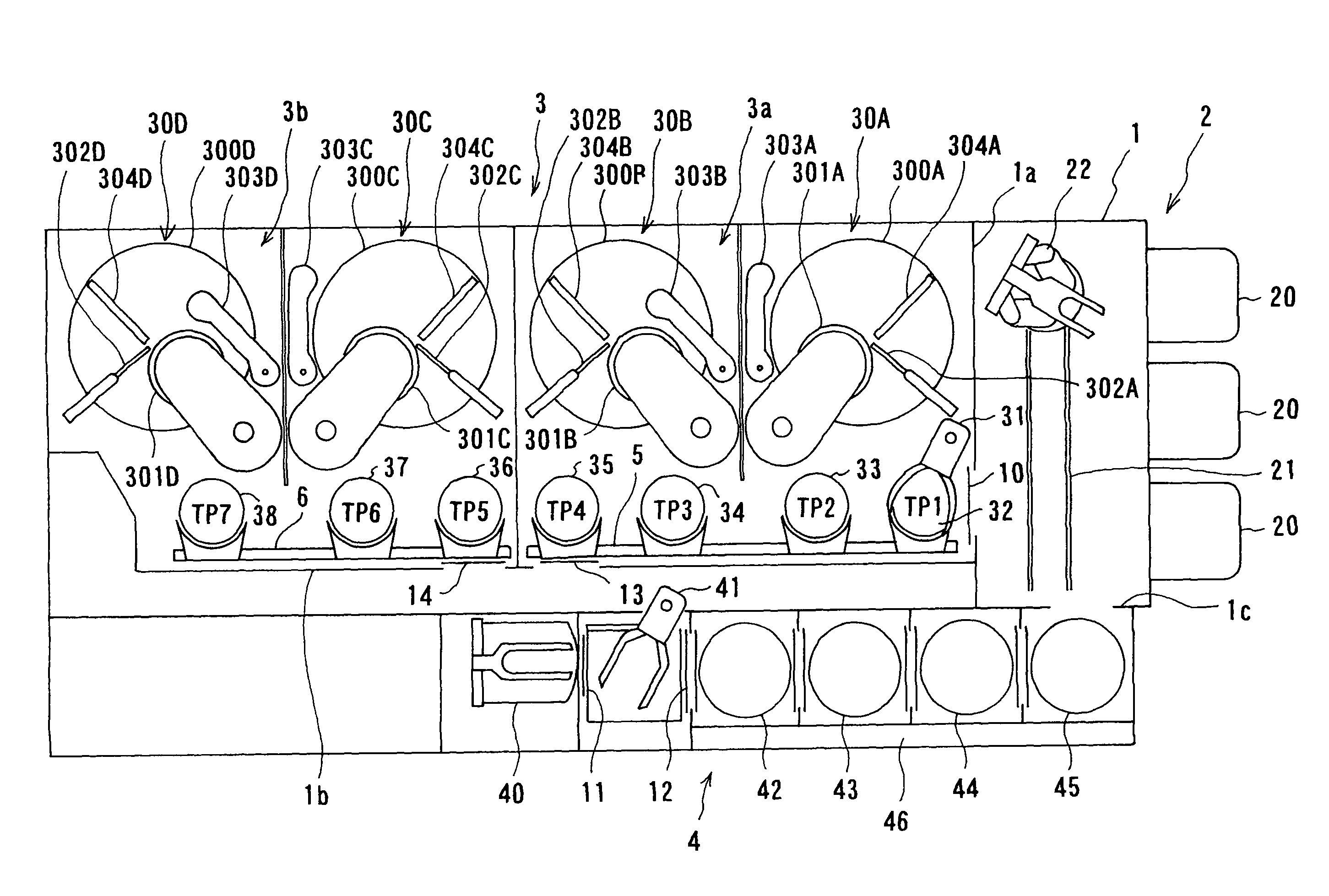 Polishing device and substrate processing device