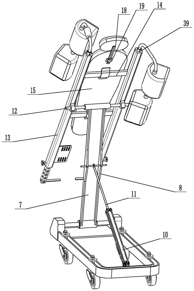 Fixing and transferring device for patient with lower limb trauma