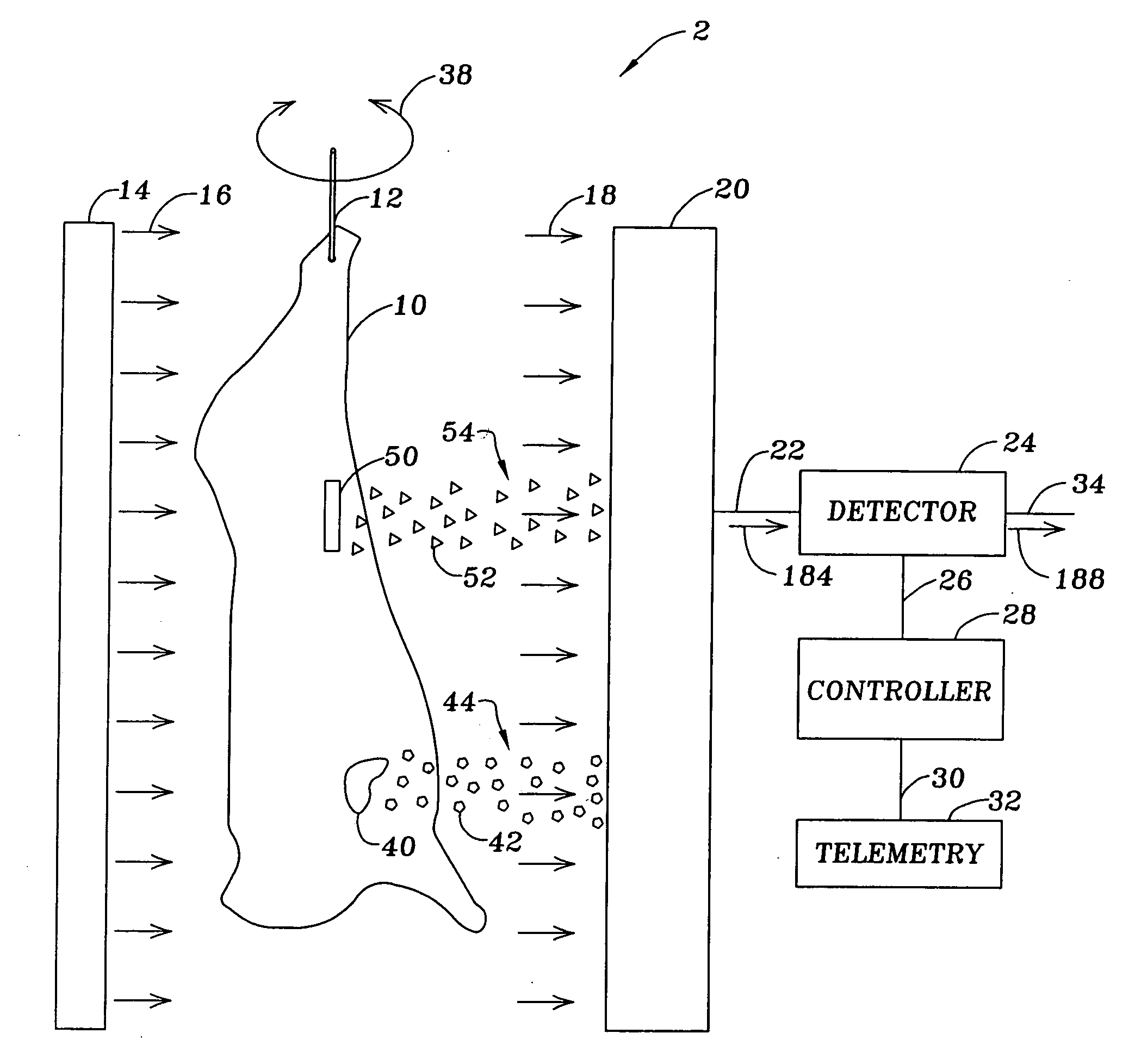 Apparatus and method of contaminant detection for food industry