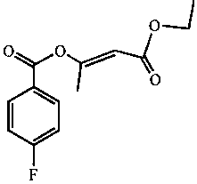 Enol ethyl acetoacetate E/Z type derivatives and synthesis and preparation method thereof