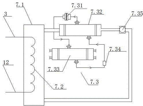 Efficient cooling filtration oil-immersed transformer for power transmission system