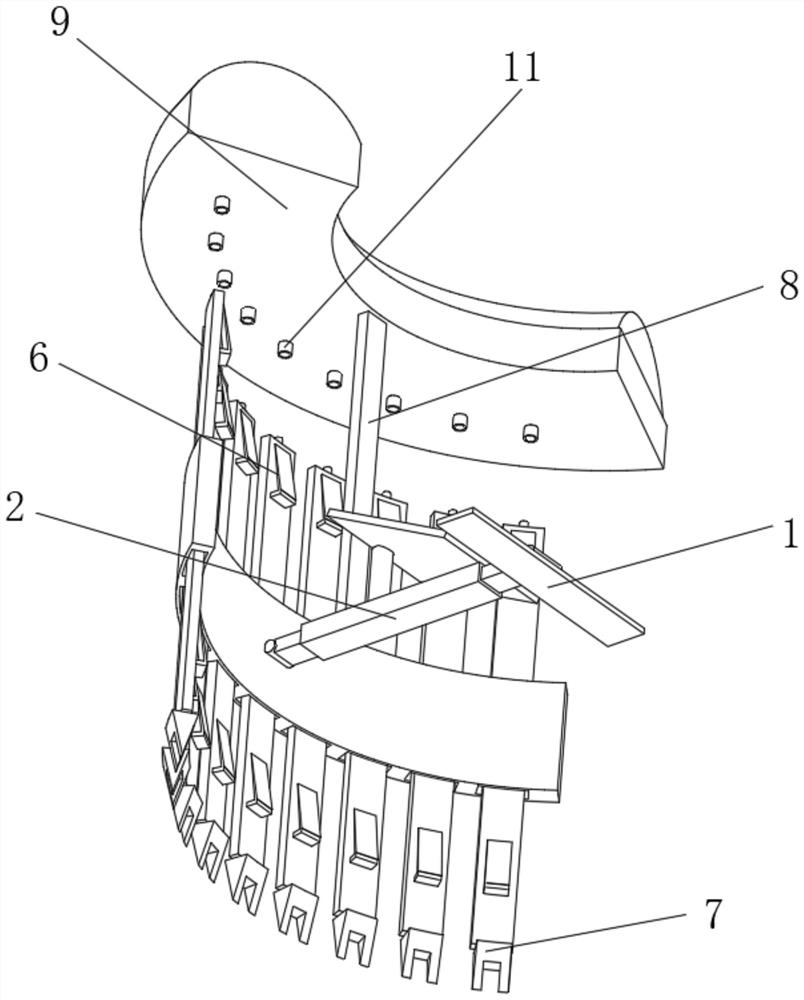 Irrigation device for fruit tree planting