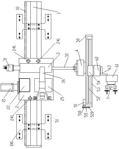 An automatic welding device and automatic welding method for the assembly of large-scale composite girder steel main girders