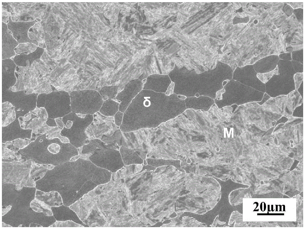 Martensite phase transformation enhanced type double-phase stainless steel and method for making seamless steel pipe from same