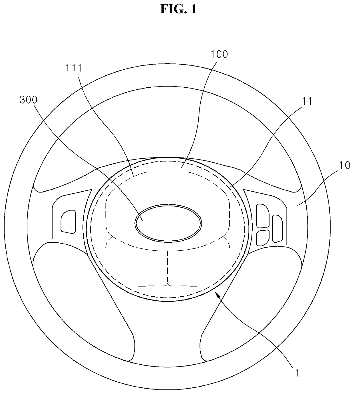 Cover device for airbag