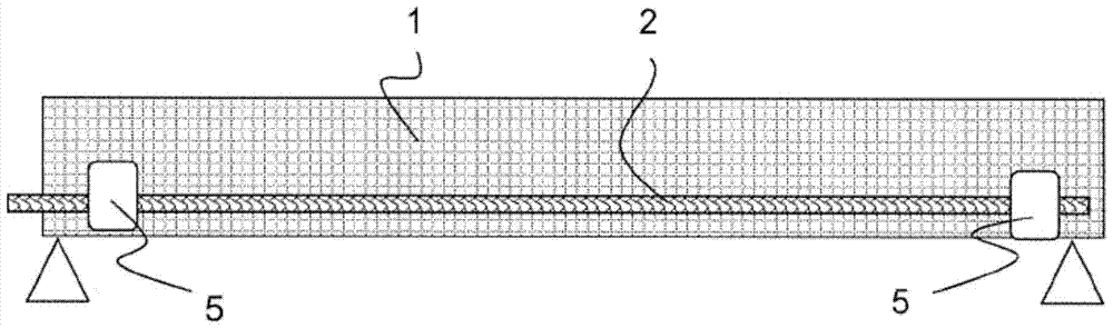 Method for producing prestressed concrete structures by means of profiles made of shape memory alloys and structures built according to this method