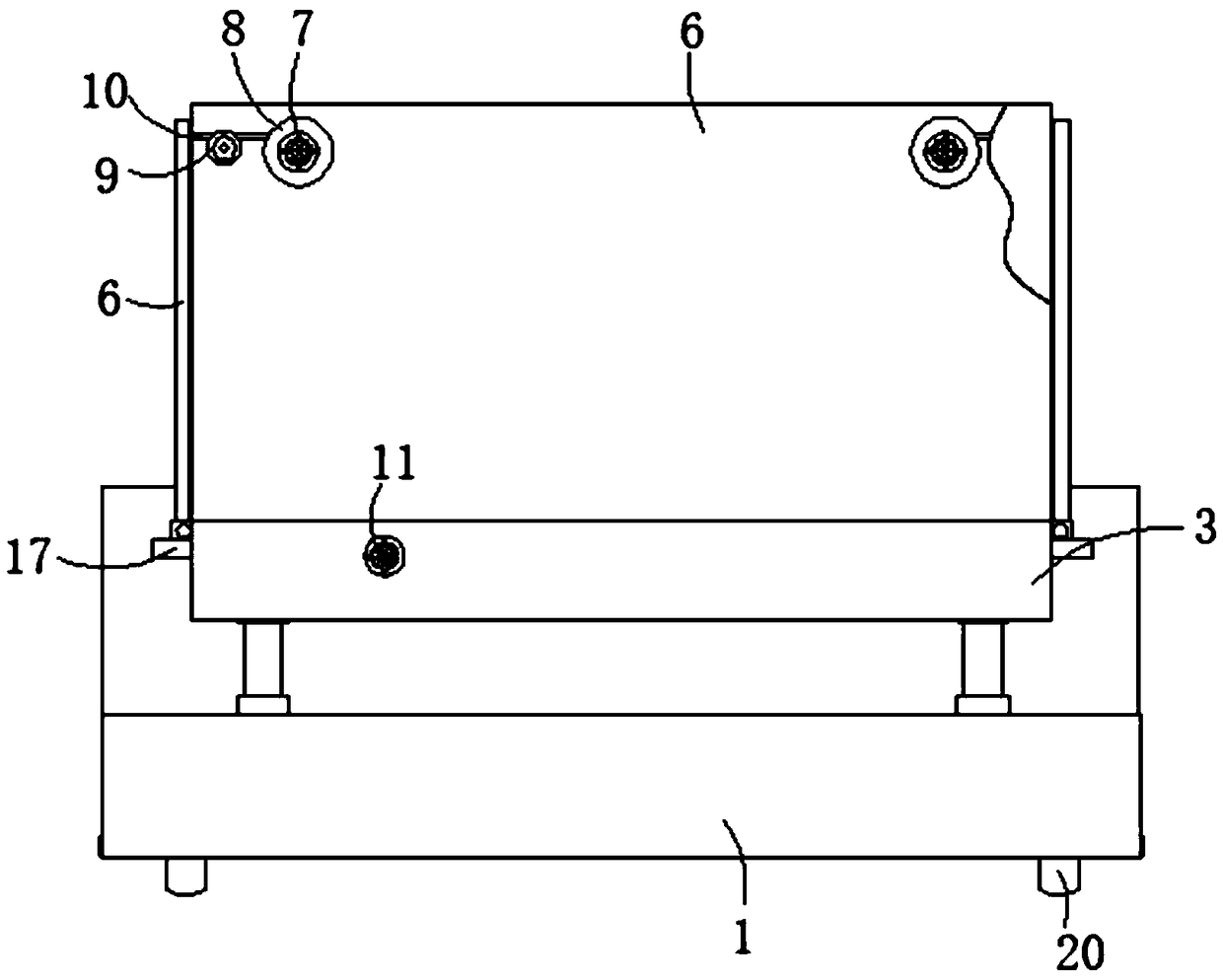 Industrial automatic transporting trolley