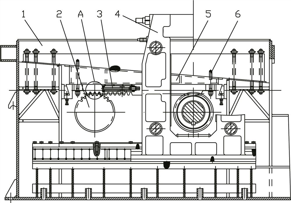 Online adjustment method for roller transmission precision of seamless steel tube cold-rolling mill