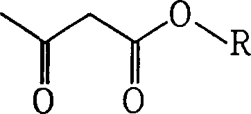 Acetacetic acid alkyl ester metal chelate coating drier and production thereof